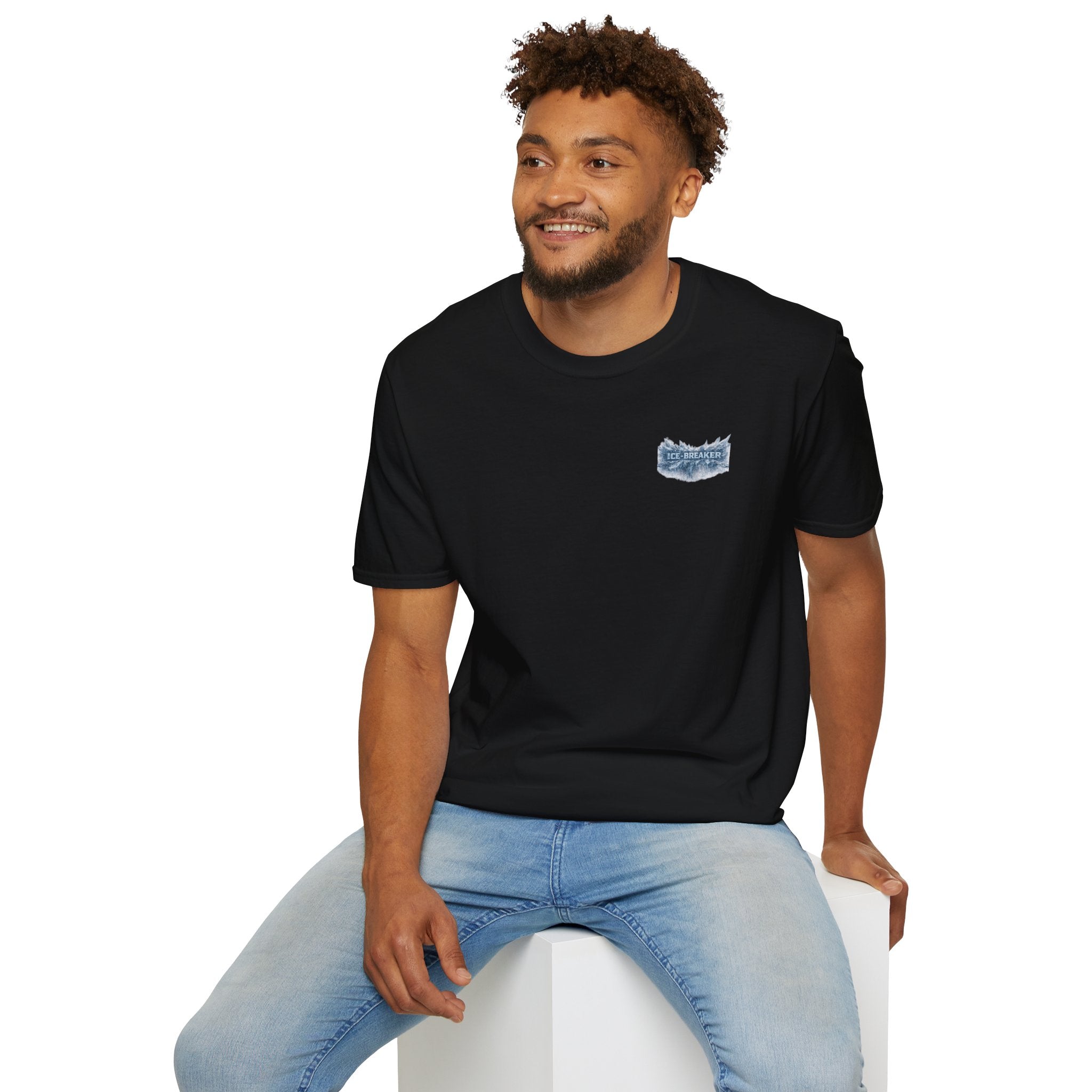 ICE-Breaker Graphic Tee — Fiery Battle Scene Back Print