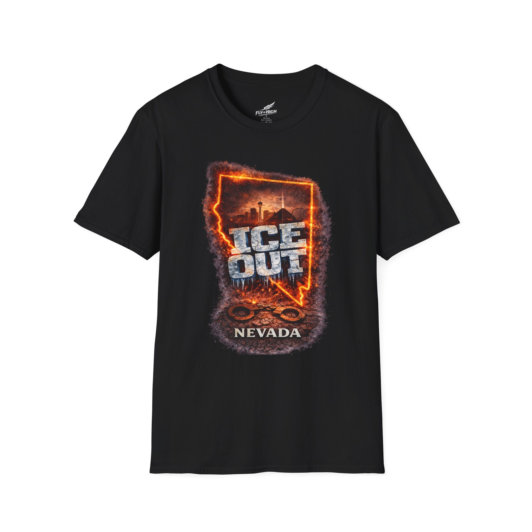 Nevada "ICE Out" T-Shirt — Bold State Graphic Tee
