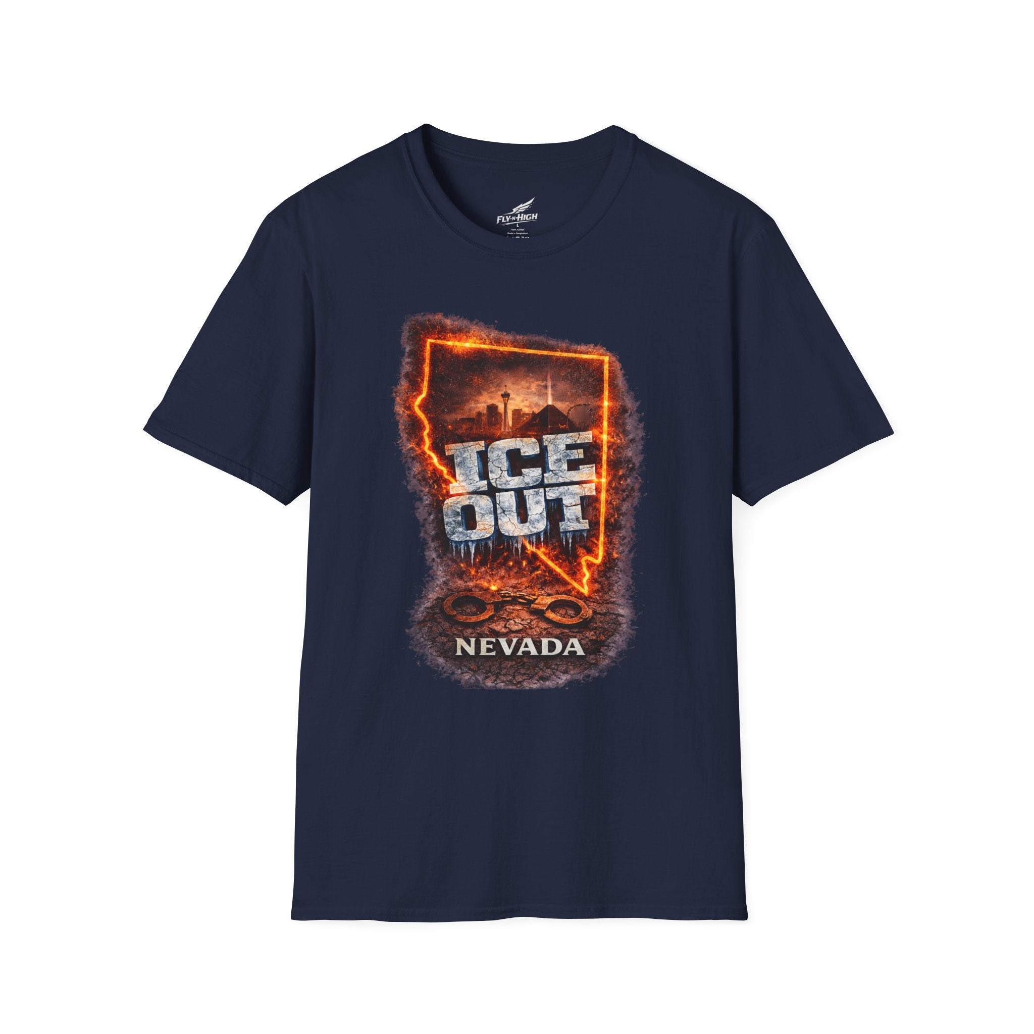 Nevada "ICE Out" T-Shirt — Bold State Graphic Tee
