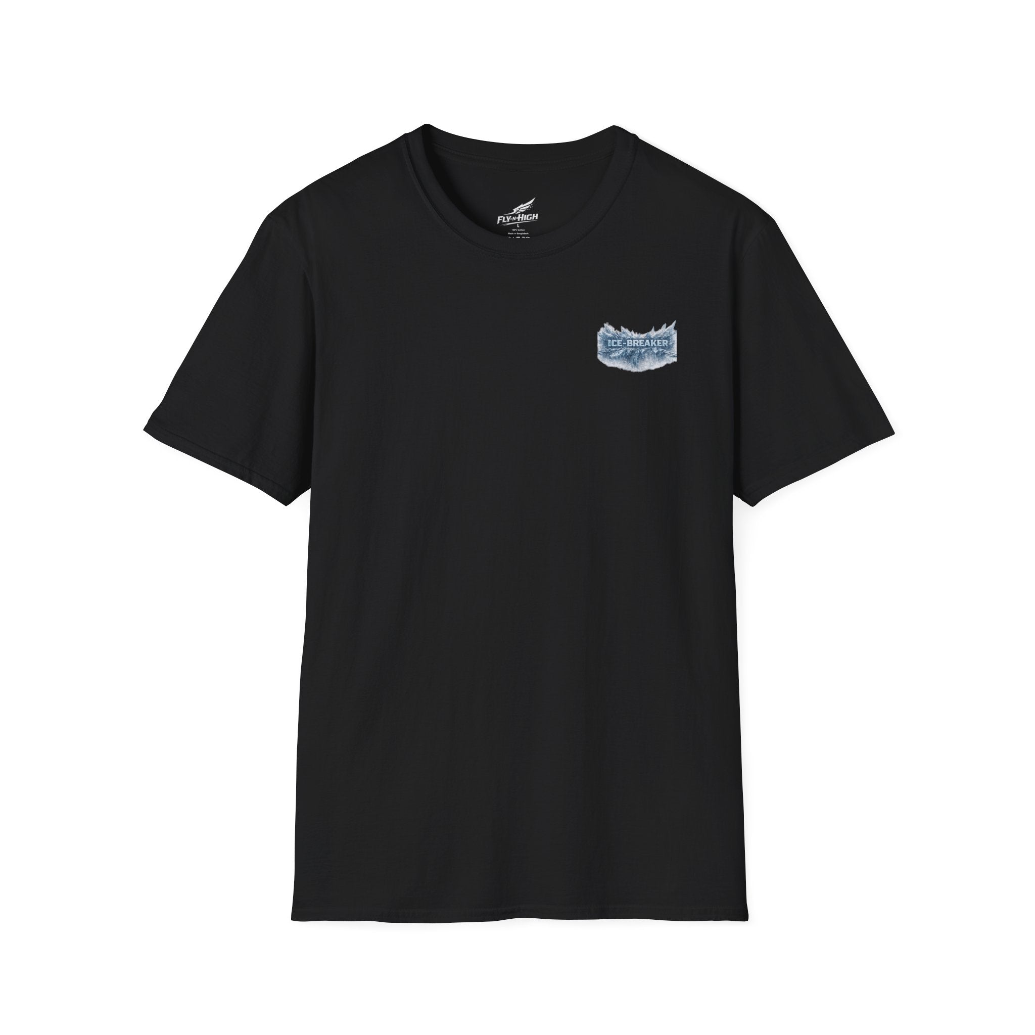 ICE-Breaker Graphic Tee — Fiery Battle Scene Back Print