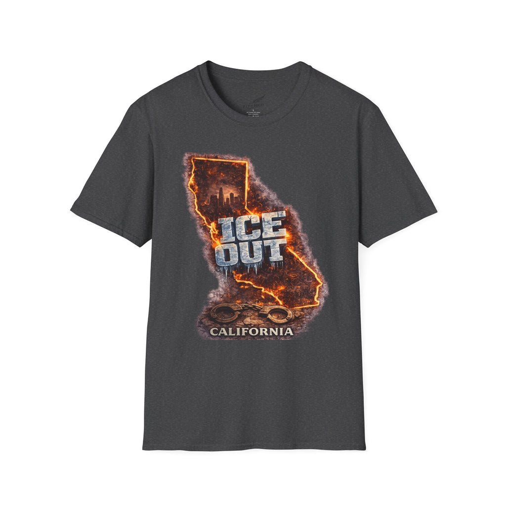 California 'ICE Out' Graphic T-Shirt