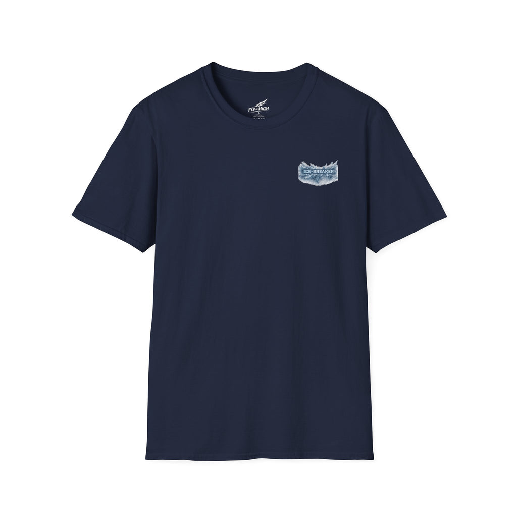 ICE-Breaker Graphic Tee — Fiery Battle Scene Back Print