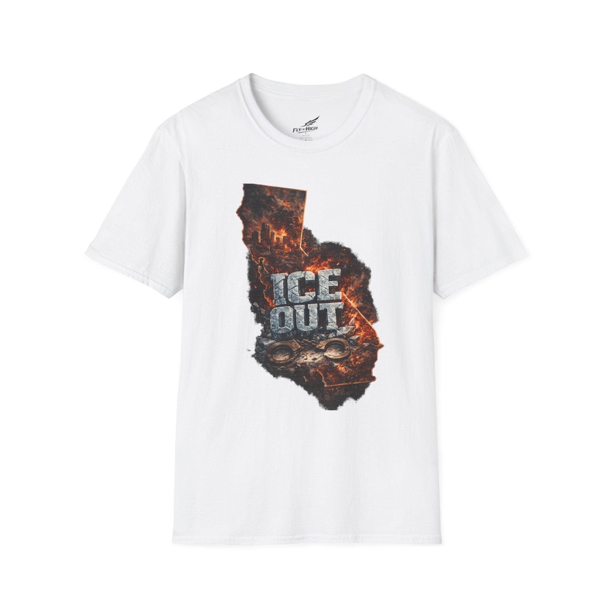 California 'ICE Out' Graphic T-Shirt — Urban Vintage State Silhouette Tee
