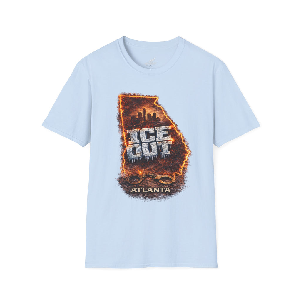 "Atlanta" ICE Out T-Shirt — Georgia State Graphic Tee with Skyline
