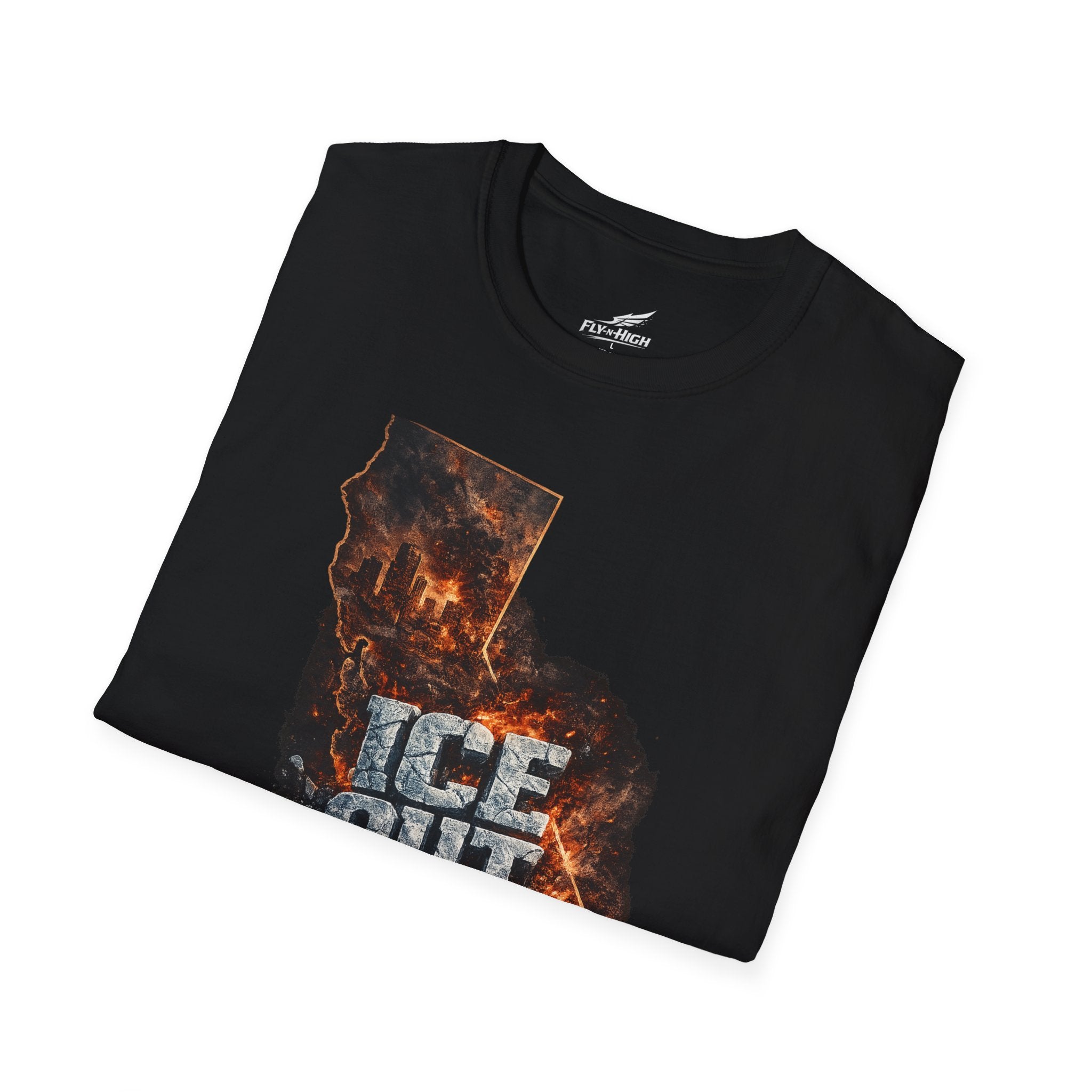 California 'ICE Out' Graphic T-Shirt — Urban Vintage State Silhouette Tee