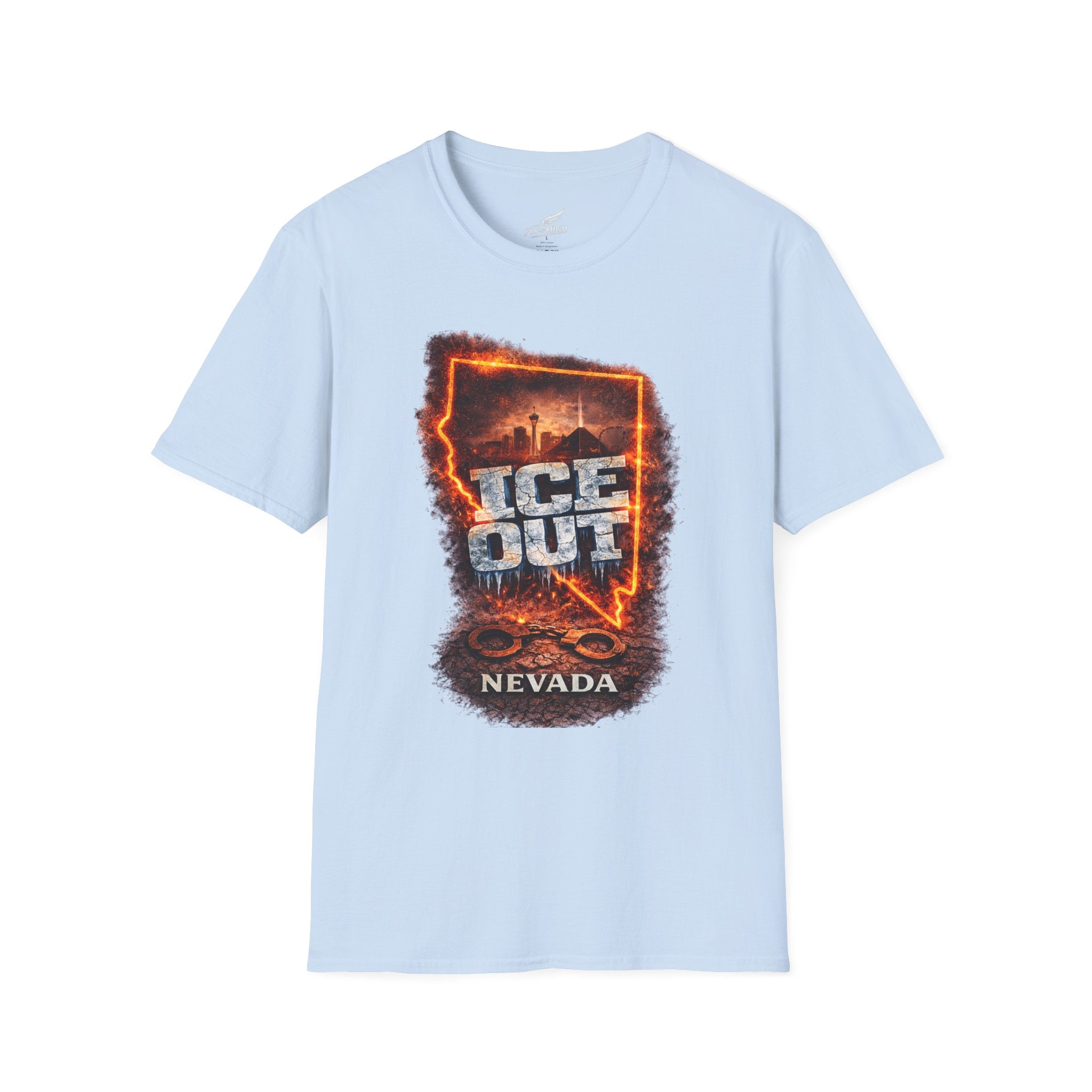 Nevada "ICE Out" T-Shirt — Bold State Graphic Tee