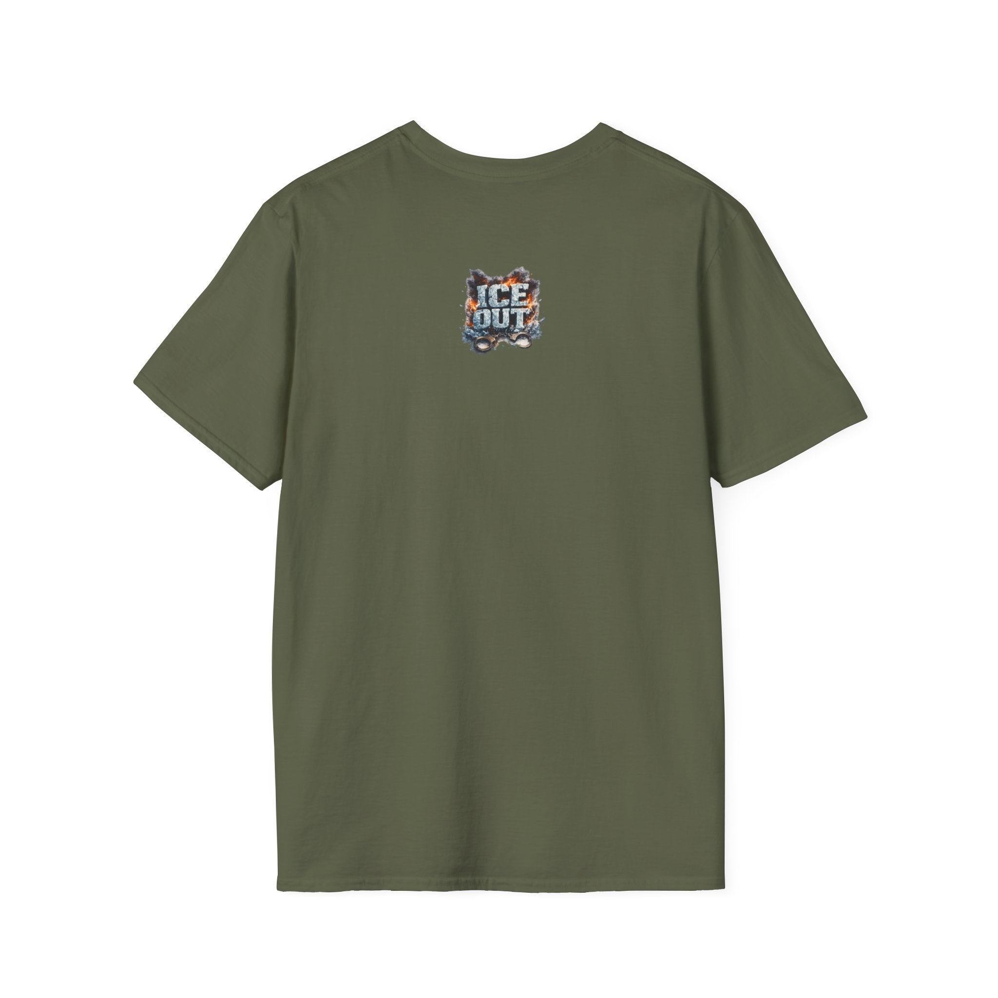 Ohio 'ICE Out' T-Shirt — Rustic State Outline Tee