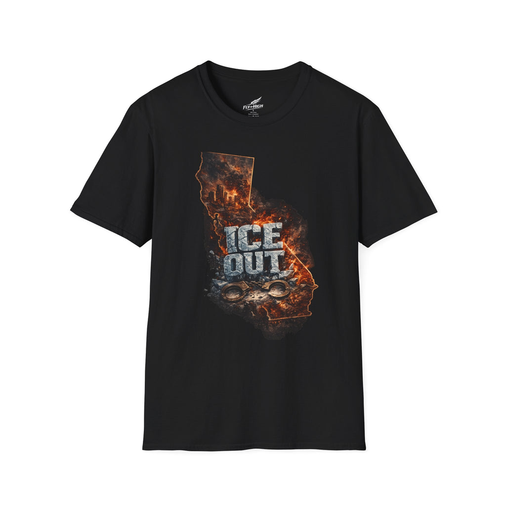 California 'ICE Out' Graphic T-Shirt