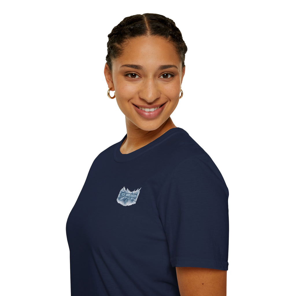 ICE-Breaker Graphic Tee — Fiery Battle Scene Back Print