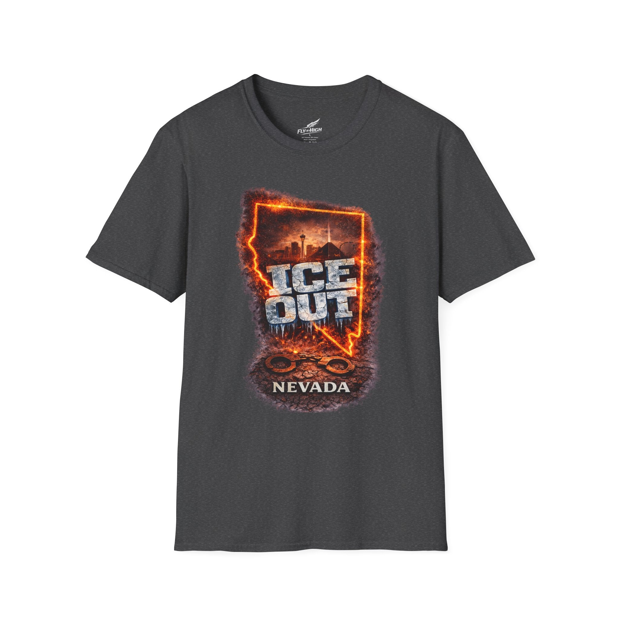 Nevada "ICE Out" T-Shirt — Bold State Graphic Tee