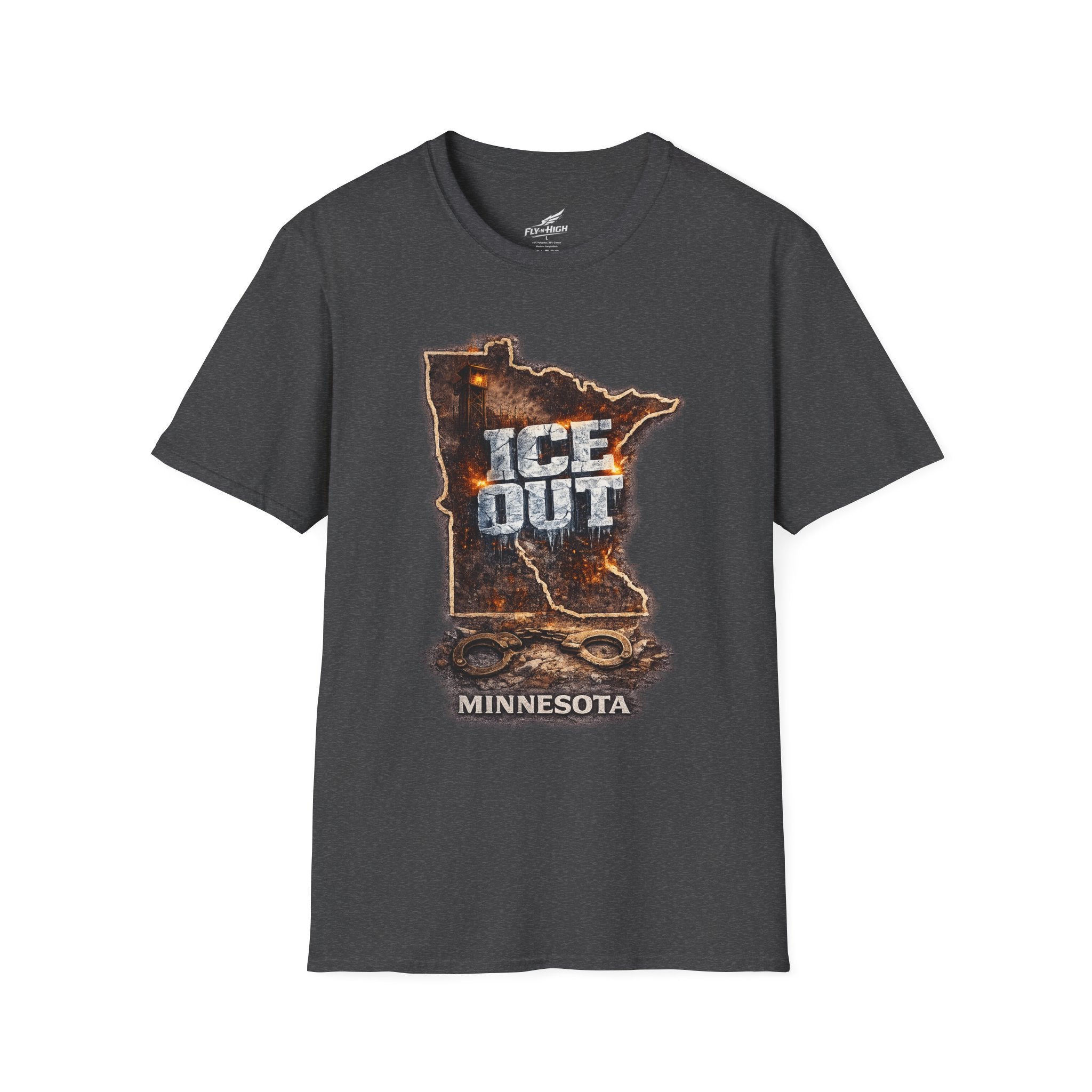 Minnesota 'ICE Out' State T-Shirt — Rustic ICE-Out Graphic Tee