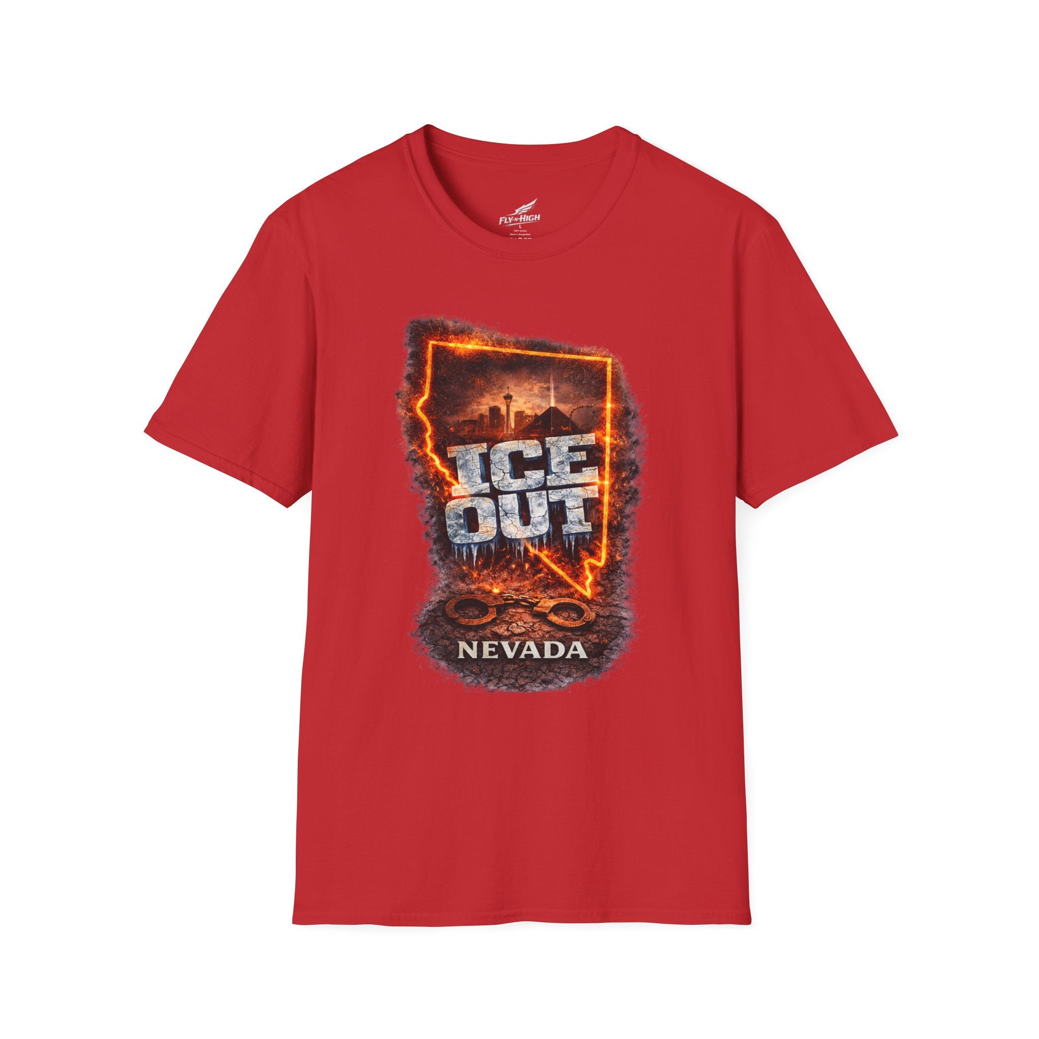 Nevada "ICE Out" T-Shirt — Bold State Graphic Tee