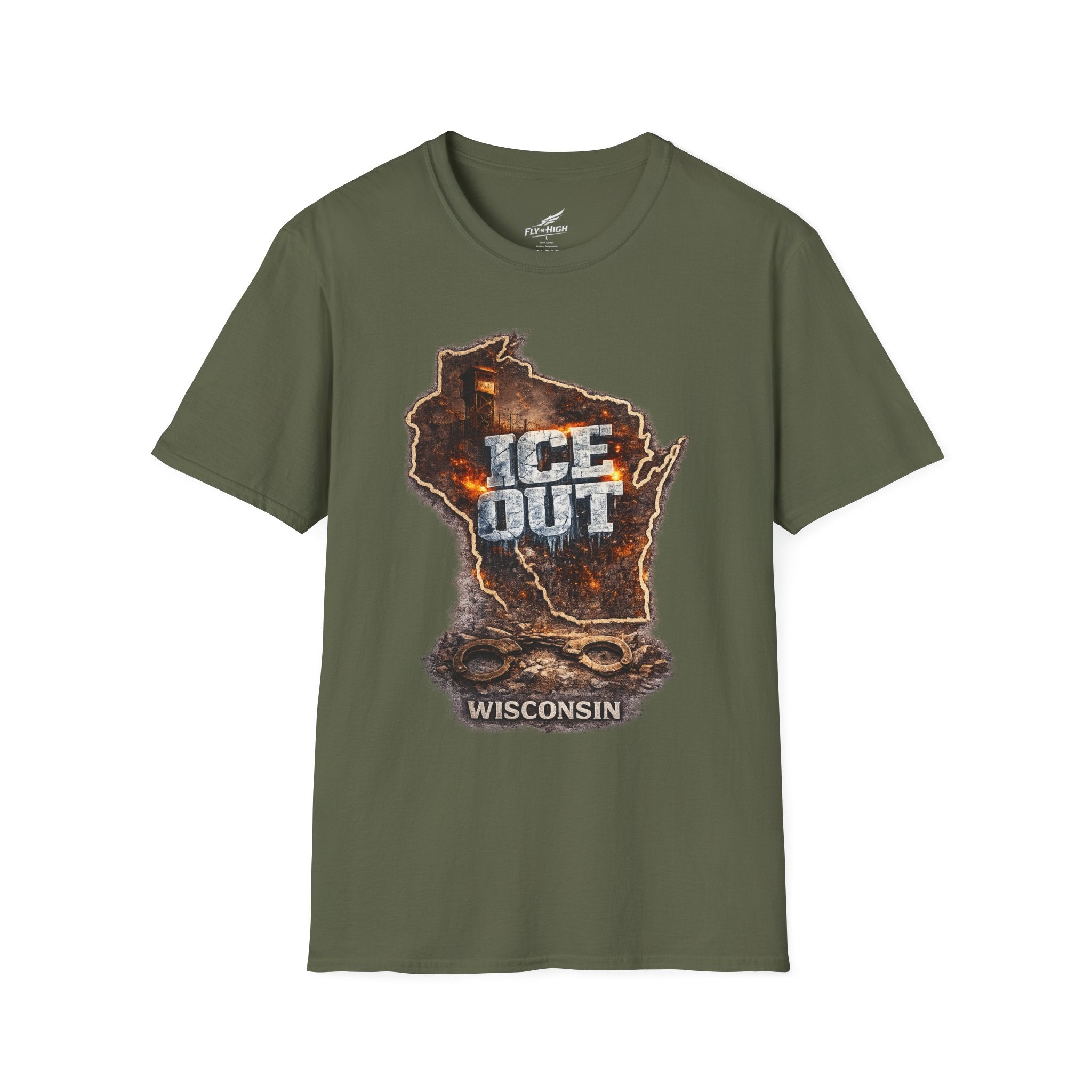Wisconsin ICE Out T-Shirt —  Graphic Tee